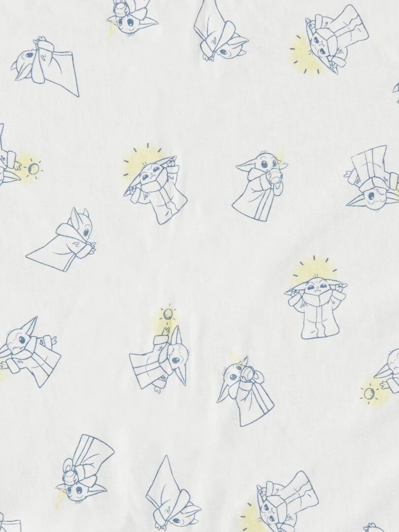 Lot de 2 draps housses ' Star Wars'   Blanc/bleu