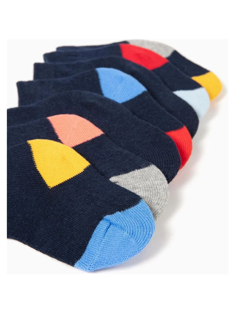 7 Paires de Socquettes Bébé Garçon ESSENTIALS LINE Bleu foncé