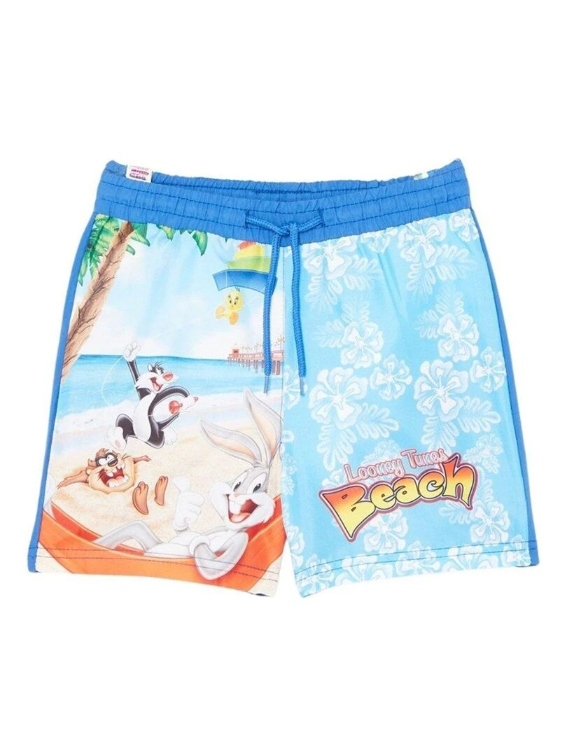 Looney Tunes Short De Bain garçon imprimé Looney Tunes Bleu marine