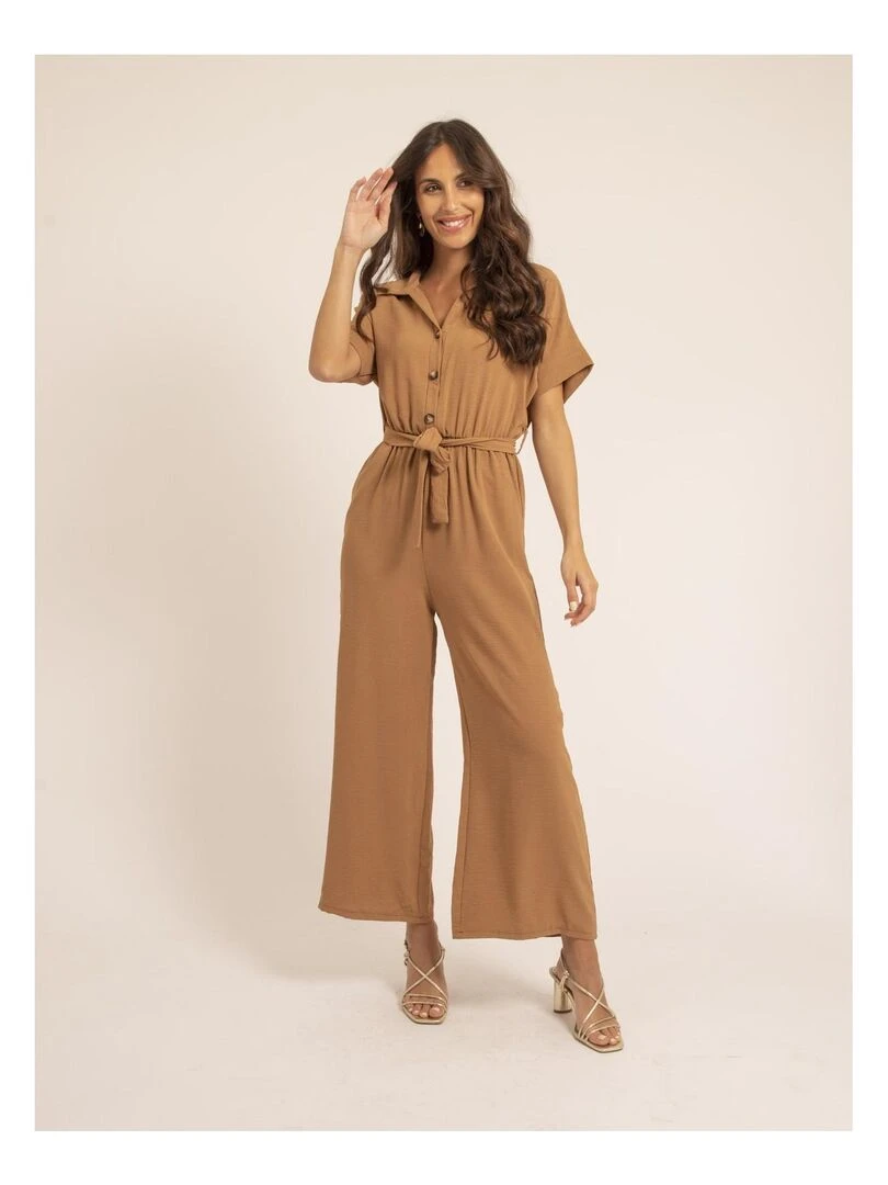 Combi pantalon EPINALIA   Marron caramel