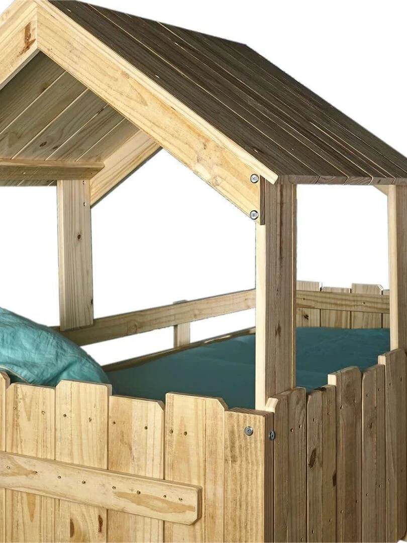 Lit cabane Donnie   AKITEN RETAIL   Marron