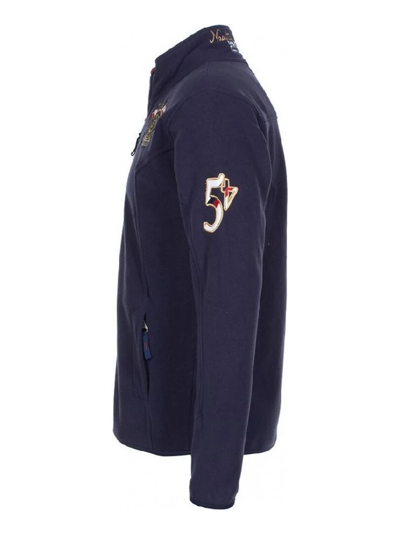 Blouson polaire garçon ECAUBIN   VENT DU CAP   Bleu marine