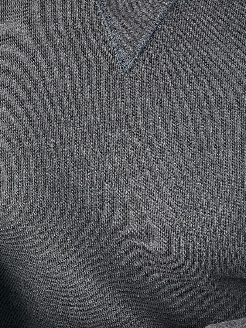 Sweat shirt homme molleton gratté Thermolactyl Sensitive   Damart   Gris foncé