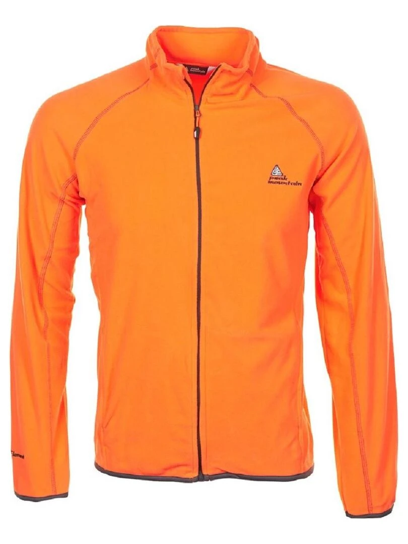 Sweat polaire garçon ECAFONE PEAK MOUNTAIN Orange