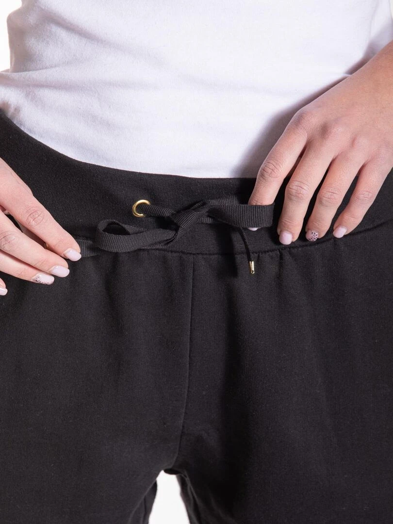 Pantalon jogg à coutures en fil lurex ZEVELYN 'Rica Lewis'   Noir