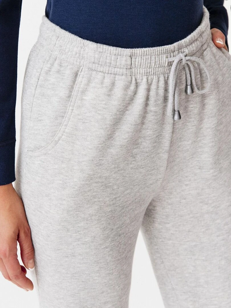 Pantalon molleton douillet   Happy D. by Damart   Gris chiné