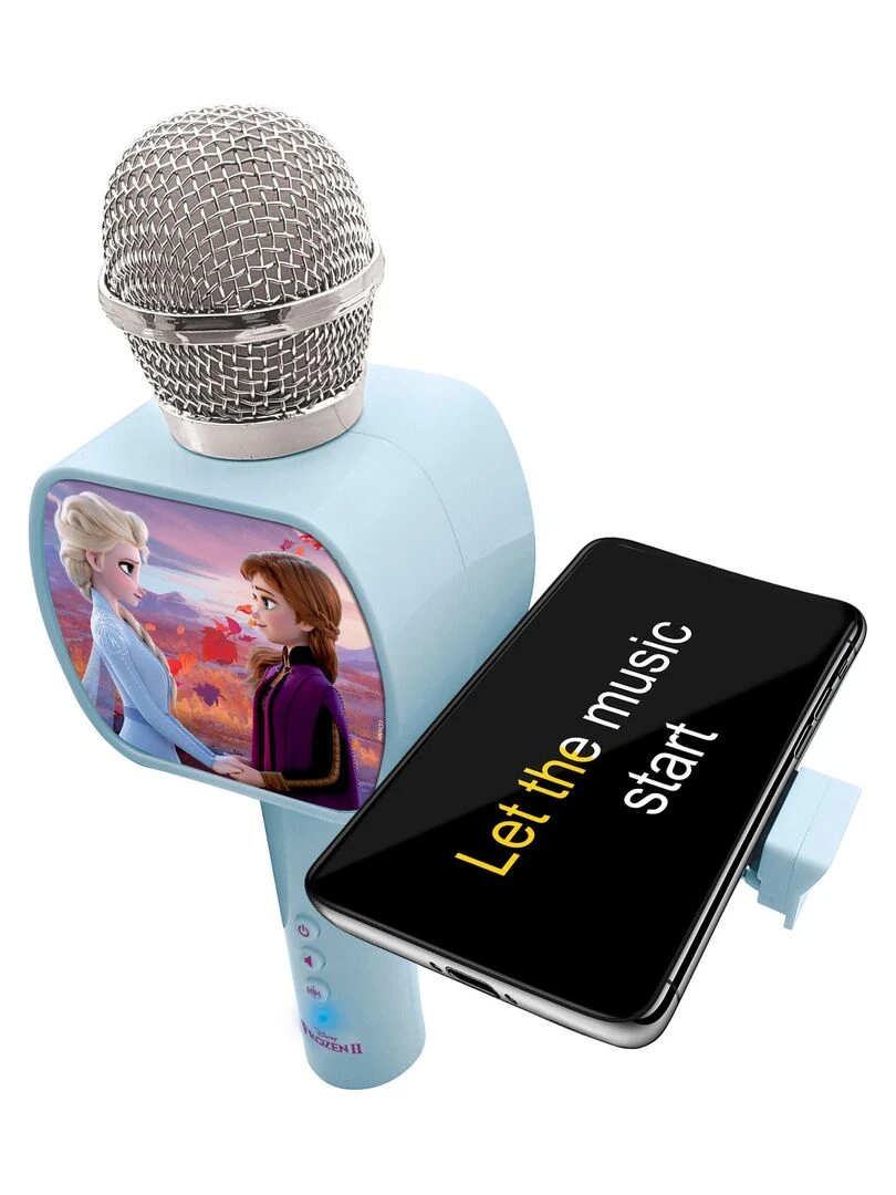 Micro Karaoké Sans Fil Avec Enceinte Bluetooth® Intégrée Reine Des Neiges   N/A