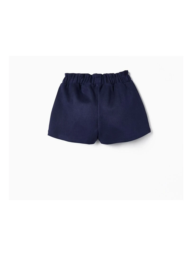 Shorts avec Nœud pour Bébé Fille NOËL Bleu foncé