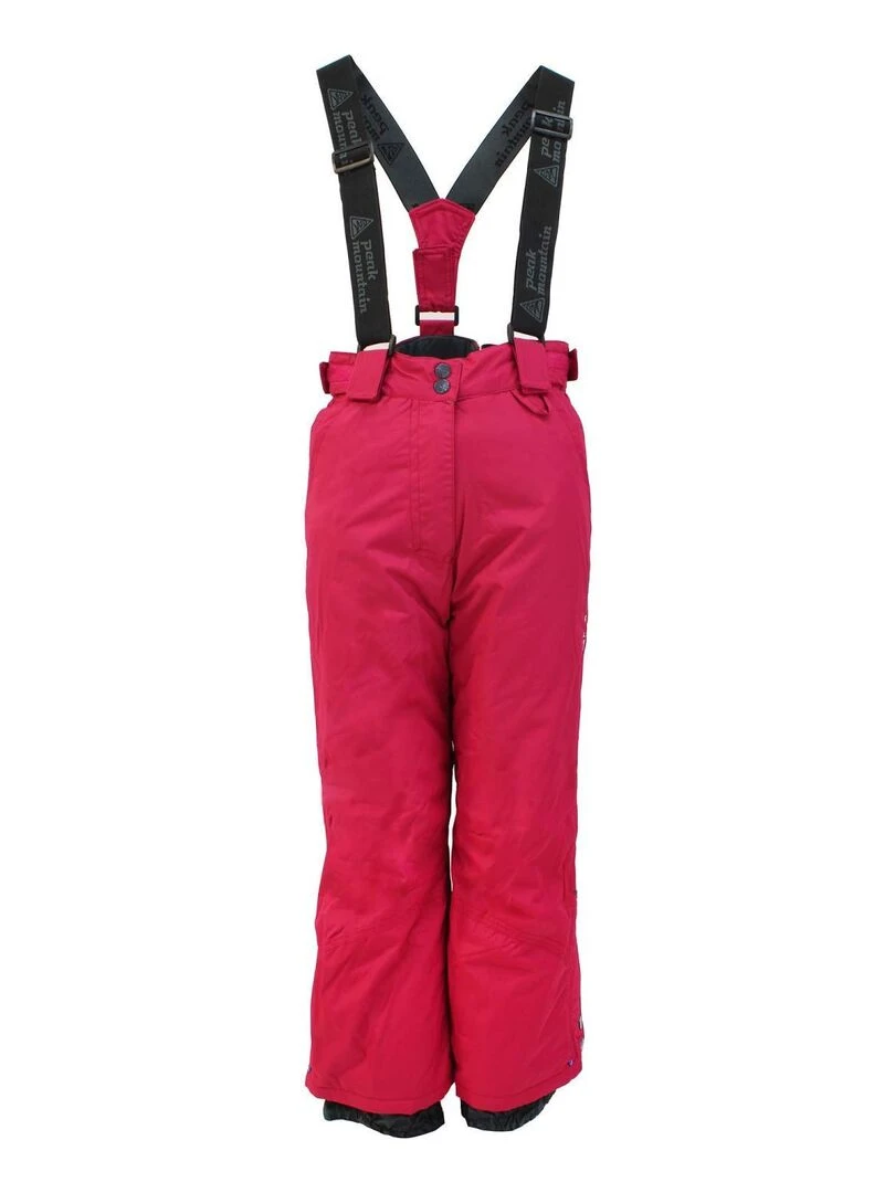 Pantalon de ski fille GEMIX PEAK MOUNTAIN Rose fushia