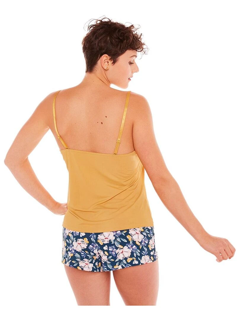 Top short ZAZIE   Pomm'Poire   Jaune