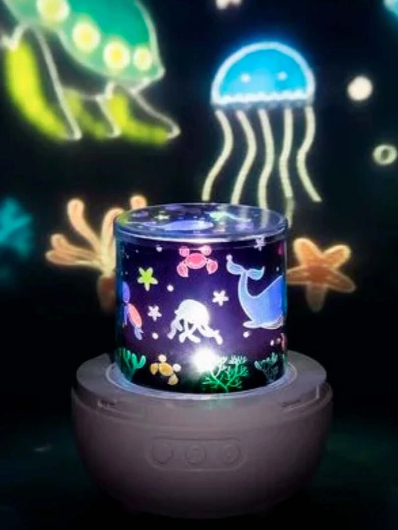 Projecteur veilleuse musicale et lumineuse Lumi Blanc