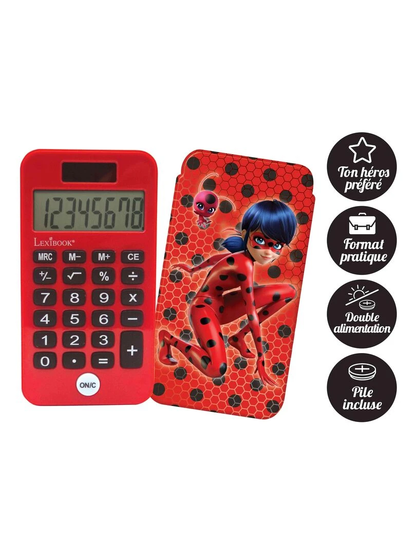 Calculatrice De Poche Miraculous Avec Couvercle De Protection N/A