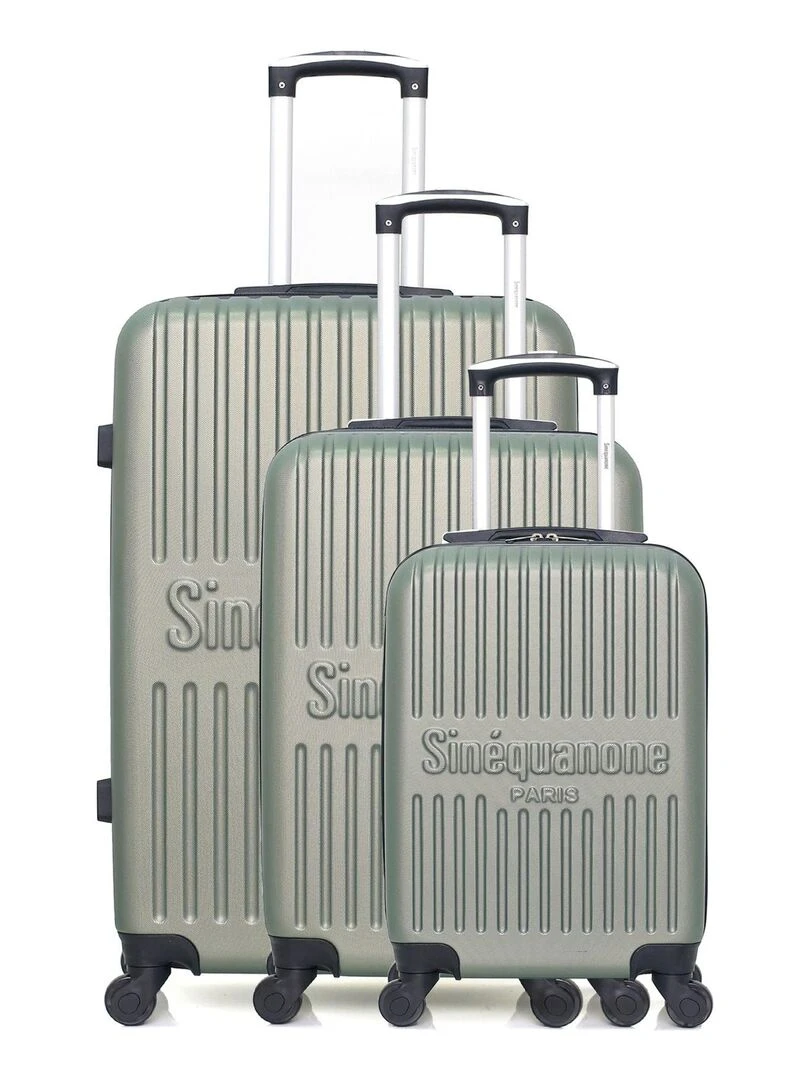 Set de 3 Valises Rigides 3 EOS A Vert kaki