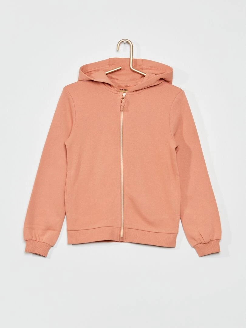 Veste à capuche   rose