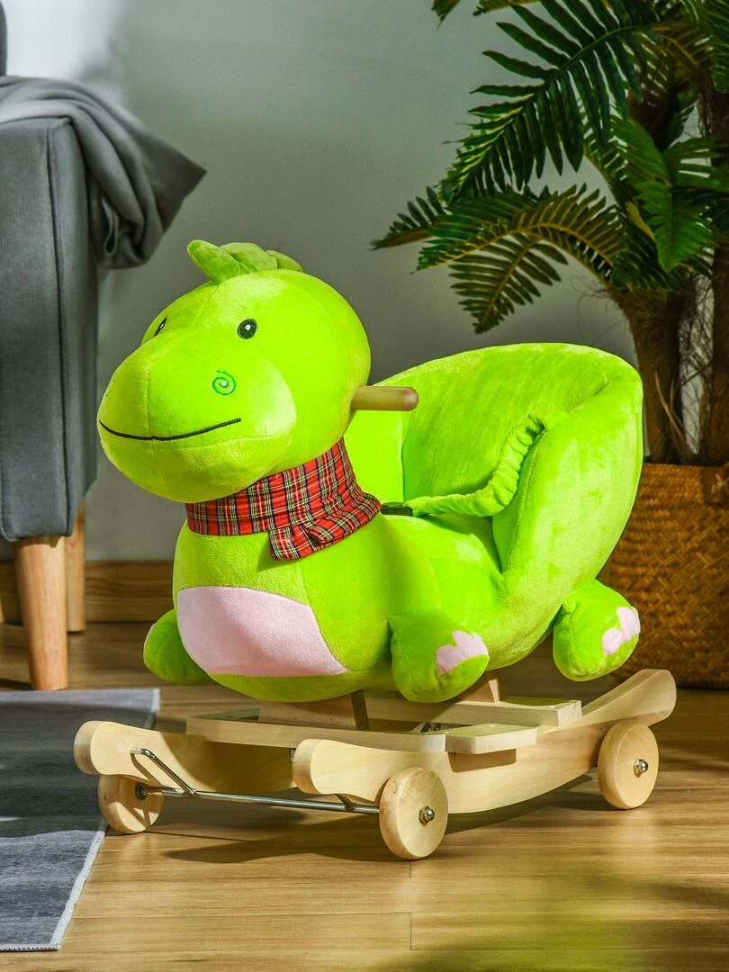 Jouet à bascule dinausore 32 pistes   Vert