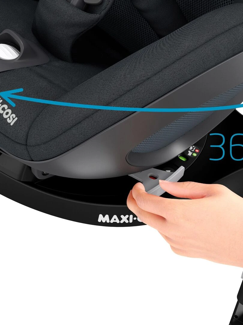 MAXI COSI Embase FamilyFix 360  compatible Pebble 360 et Pearl 360  i Size   Noir Noir