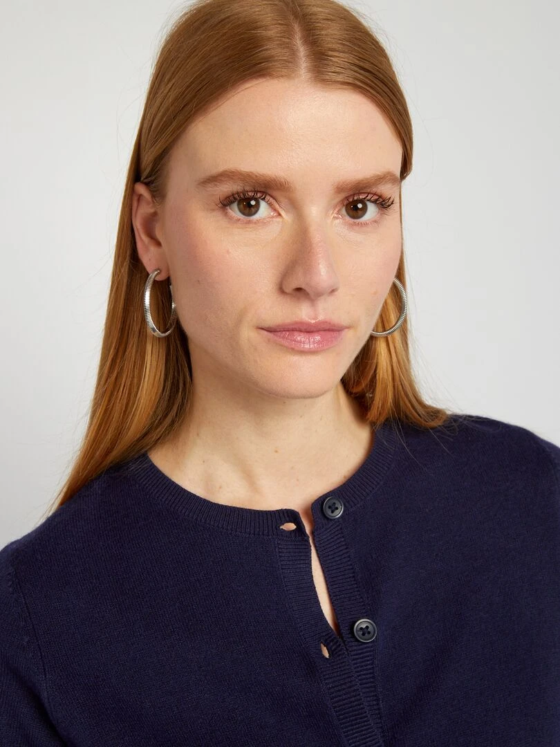 Gilet manches longues   Bleu marine