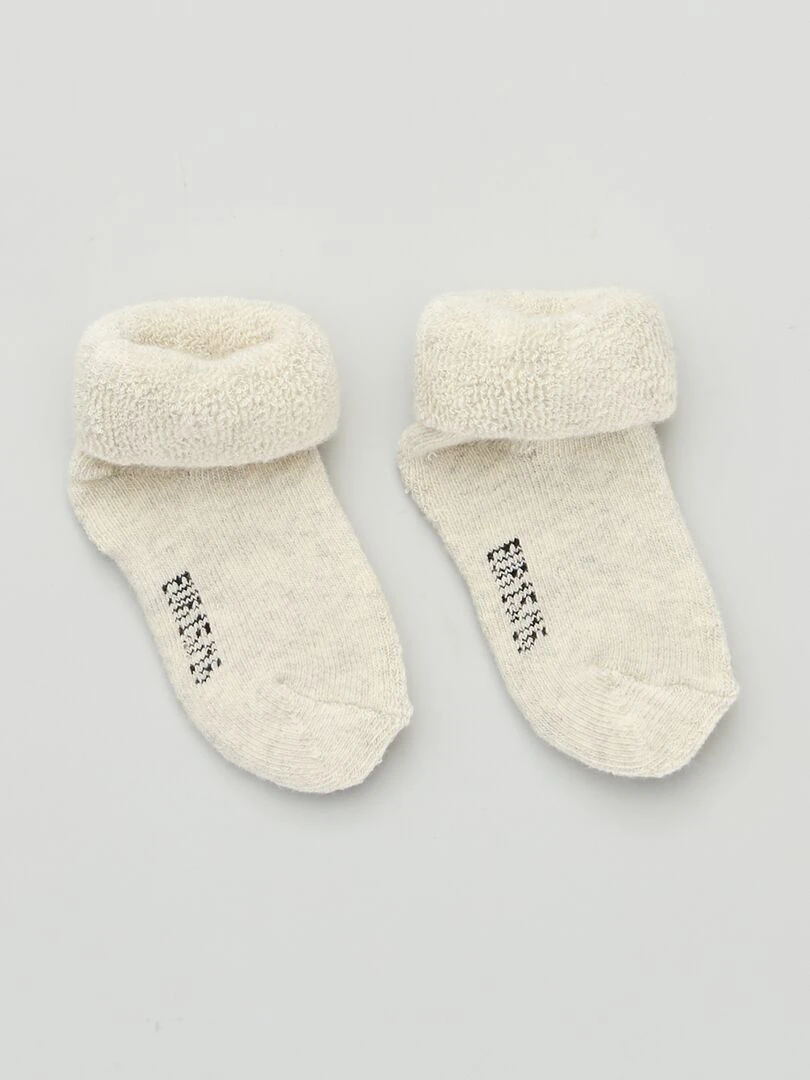 Lot 3 paires de chaussettes   BEIGE_SET