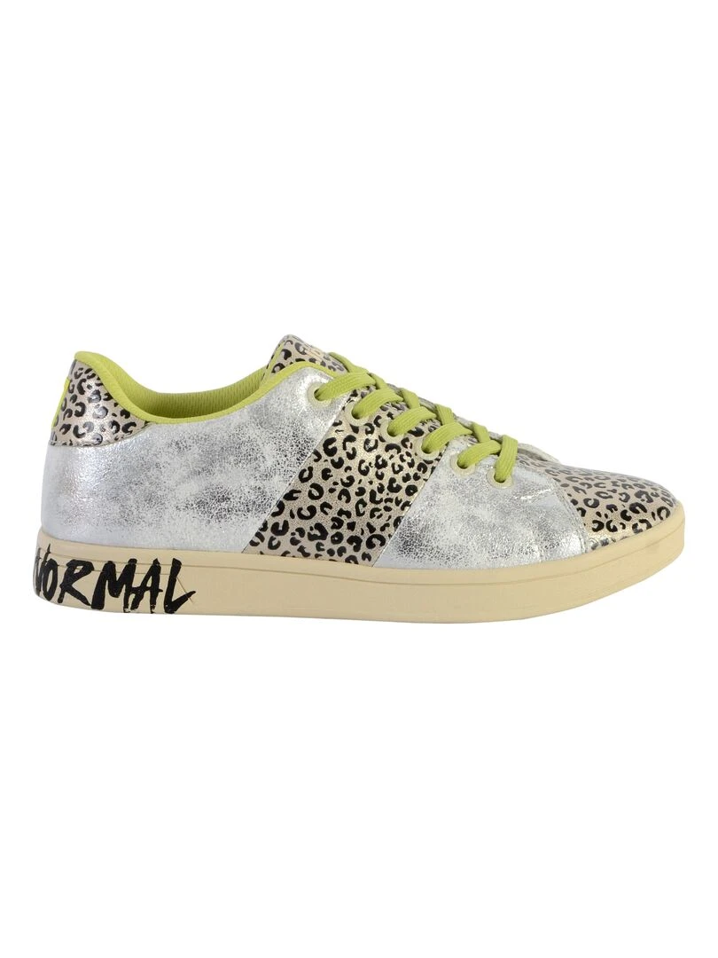 Basket Desigual Cosmic Leopard Gris