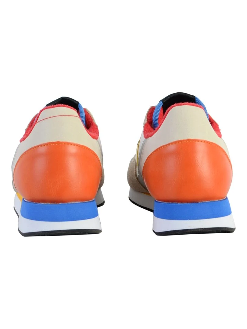 Basket à Lacets Plate Victoria   Beige