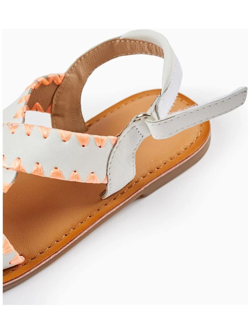 Sandales en cuir pour fille  MATISSE   Beige clair