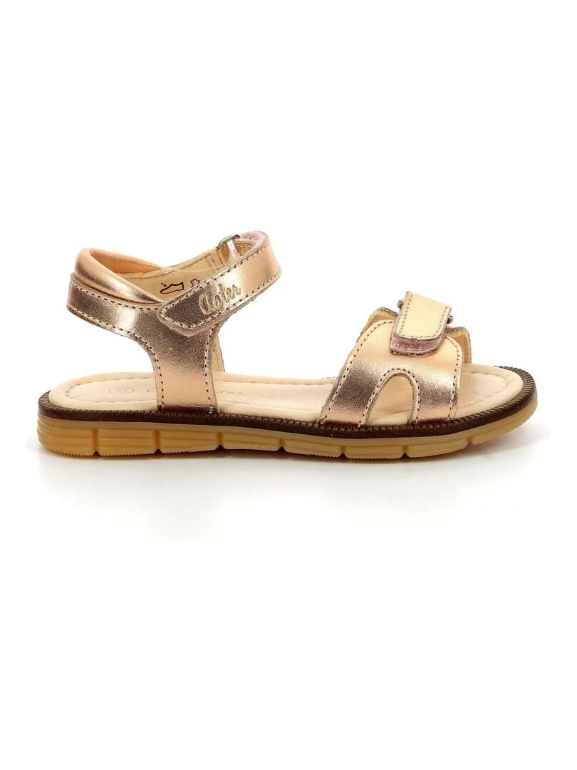 Sandales Cuir Grekia Rose