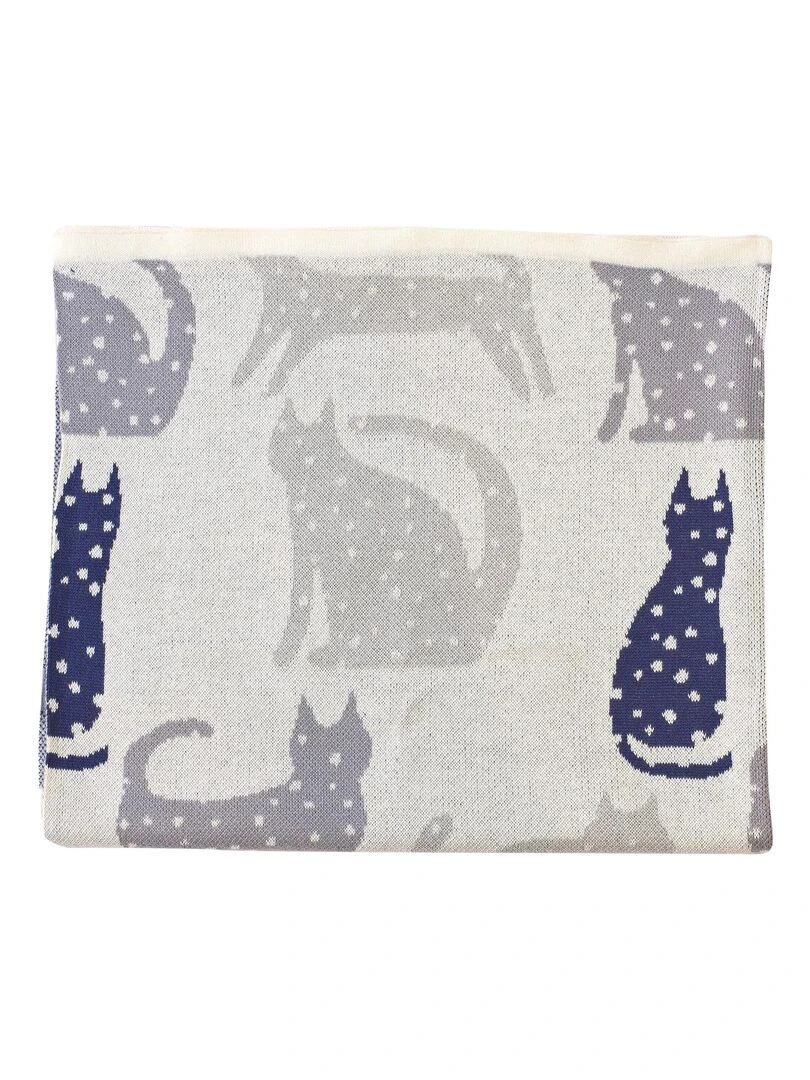 Couverture   Chat   Gris