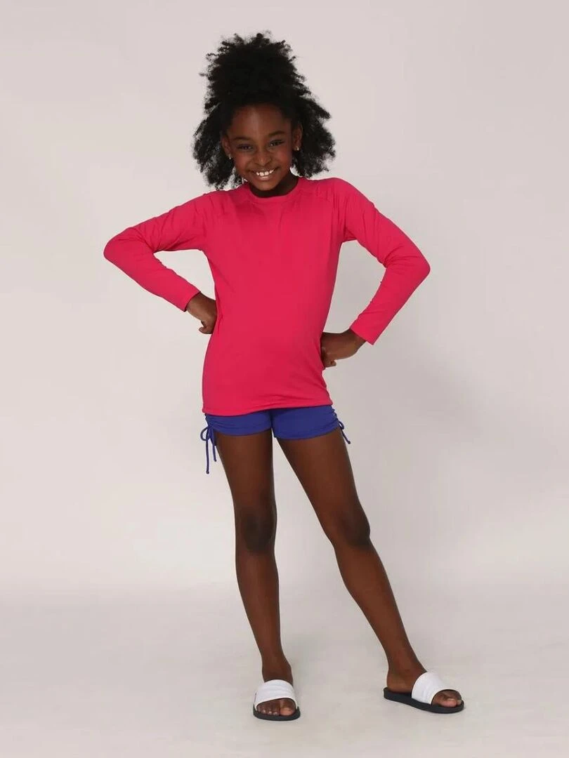 Rash Guard Classics UV Line Rose
