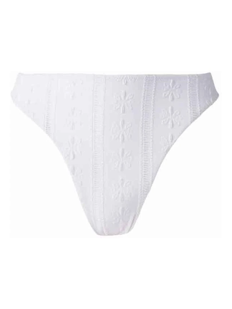 Slip tanga CASSIS Brigitte Bardot Bain Blanc