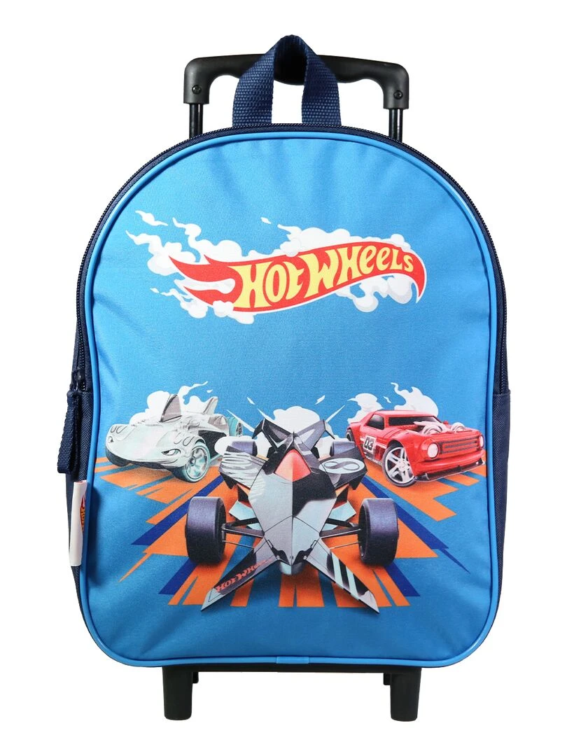 BAGTROTTER Sac à dos à roulettes 31 cm maternelle Hot Wheels Bleu Bleu