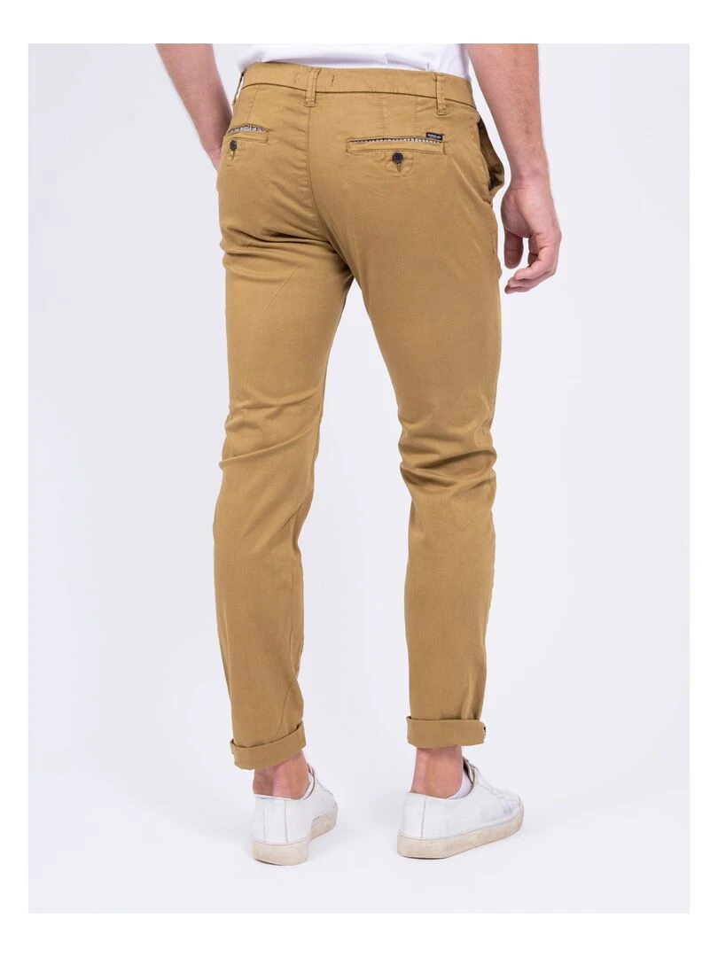 Pantalon chino coupe ajustée VAIRE Beige
