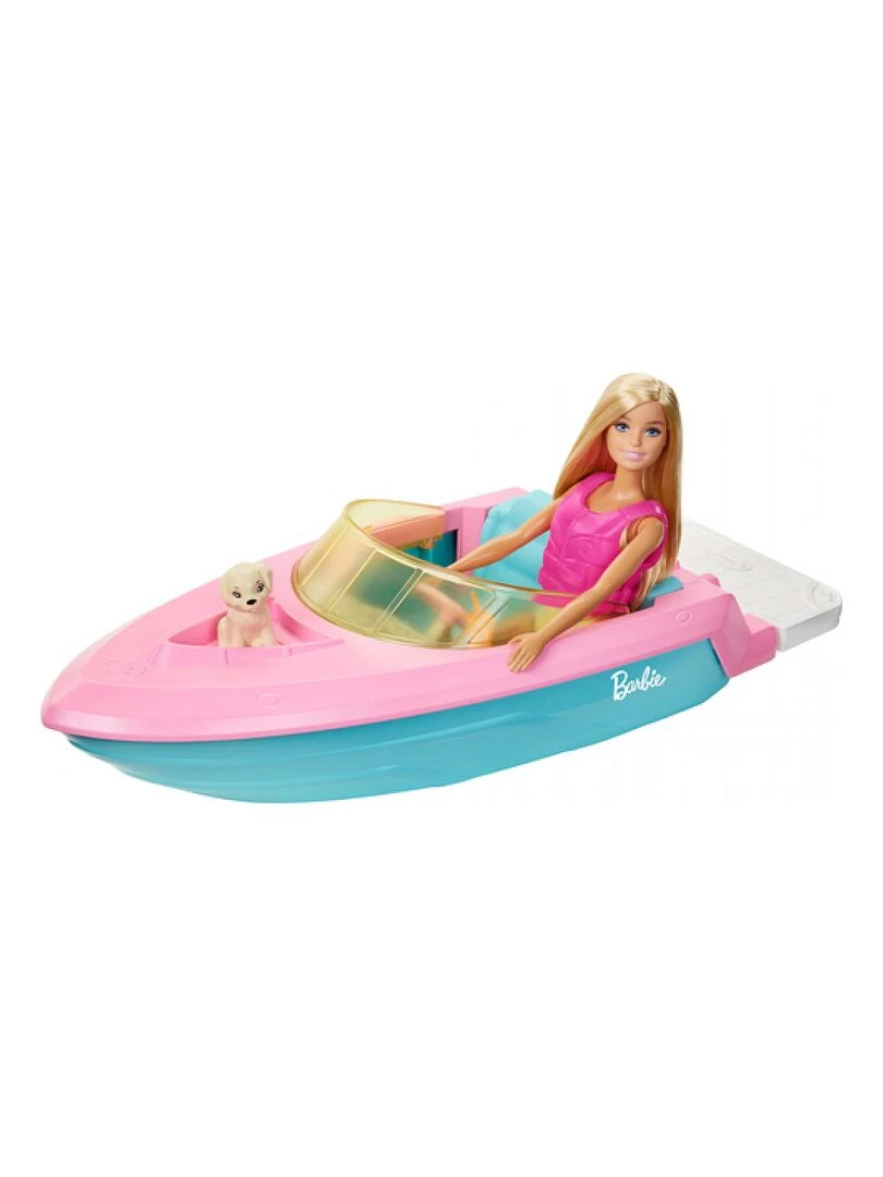 Barbie Et Son Bateau Coffret Avec Poupee Mannequin   N/A