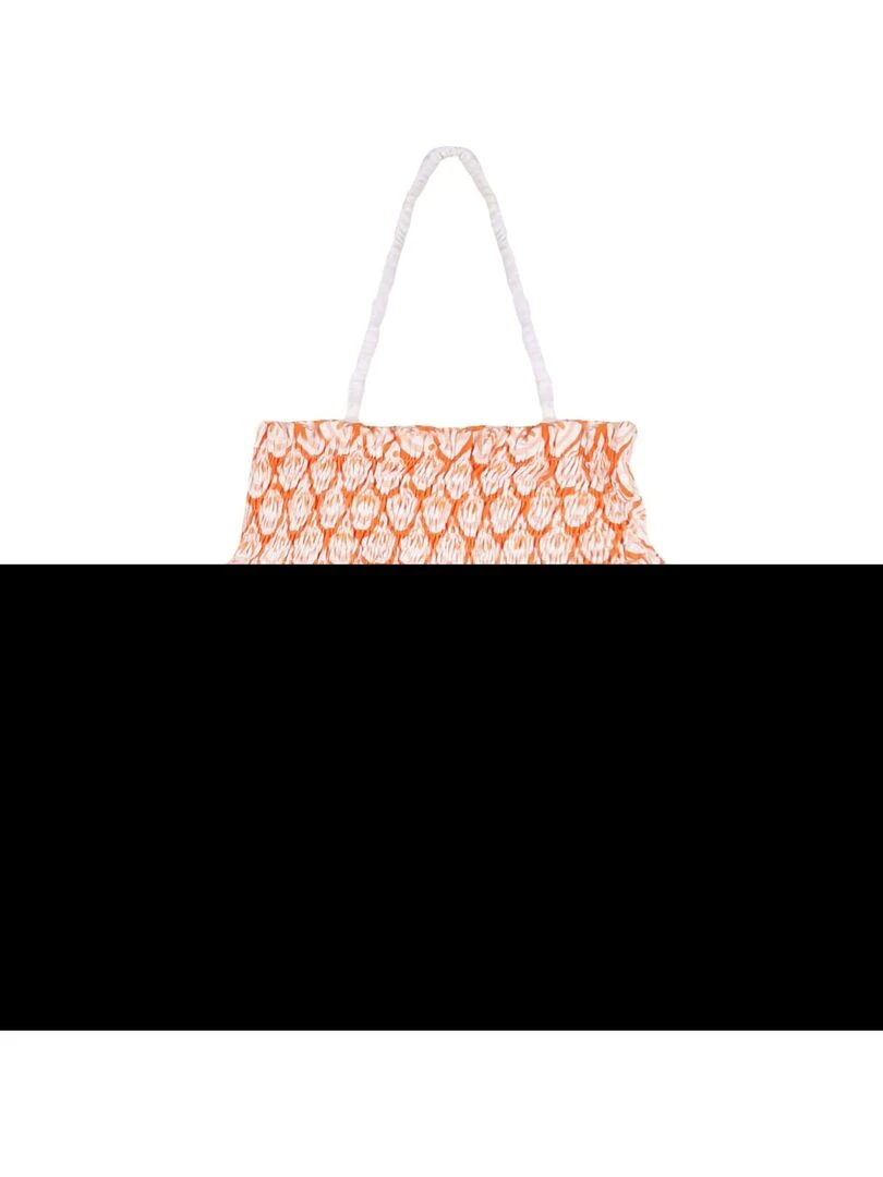 Robe Jupe Longue de Plage 3 en 1   Jersey Orange Blanc  IBIZA   'LA FAUTE A VOLTAIRE'   Orange