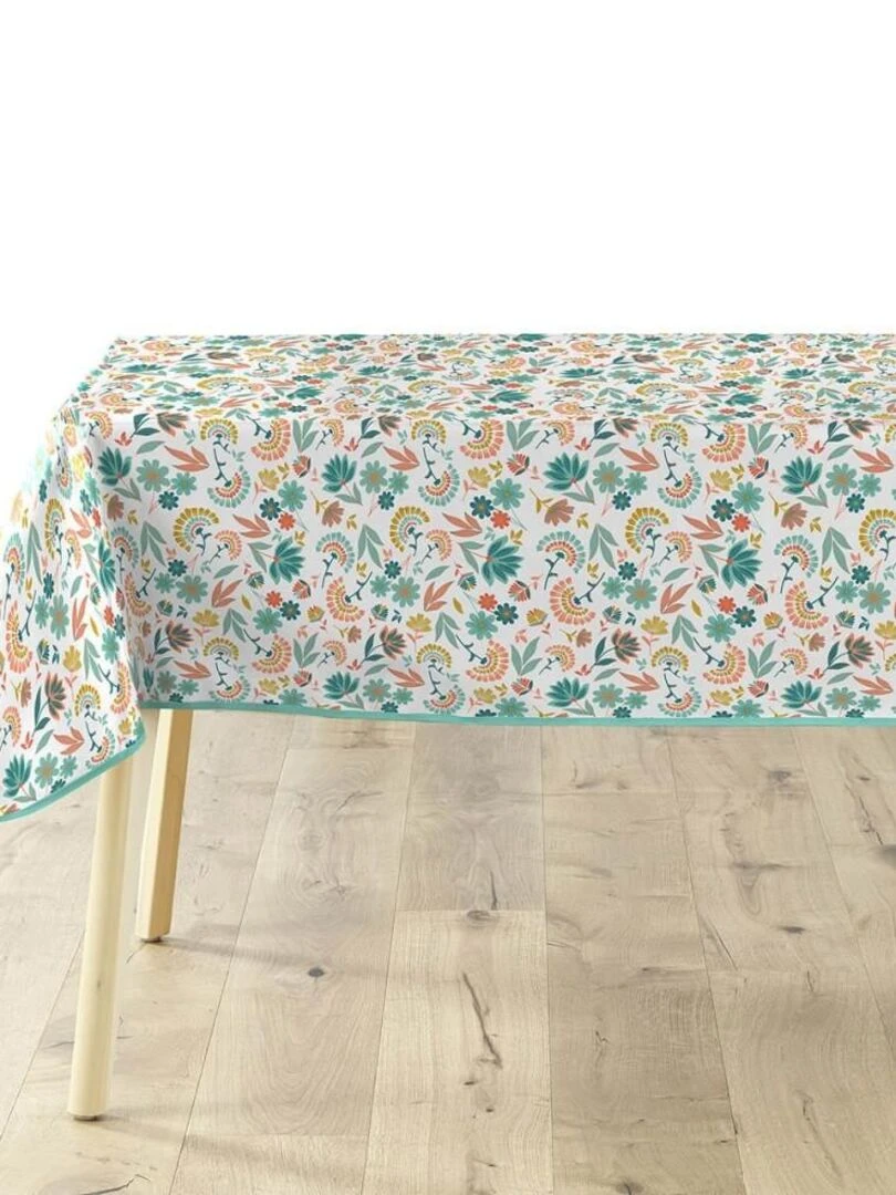 Nappe rectangulaire 140x240 cm Textilia Indiana Blanc