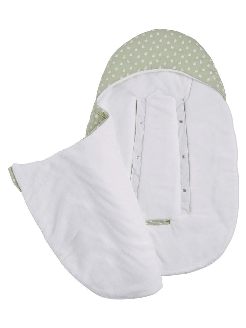 Nid d'ange hiver 5 attaches Vert tilleul SAUTHON Vert tilleul