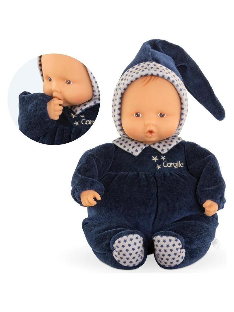 Doudou Babipouce Marine Rêves d'Étoiles Multicolore