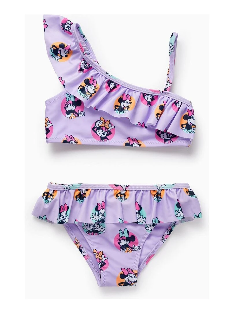 Maillot De Bain UPF 60 Pour Fille 'Minnie' LICENSE Mauve