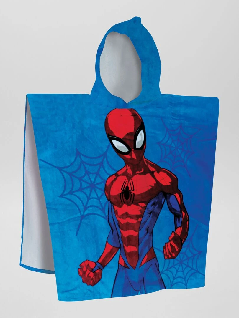 Cape de bain 'Spider Man' bleu/rouge