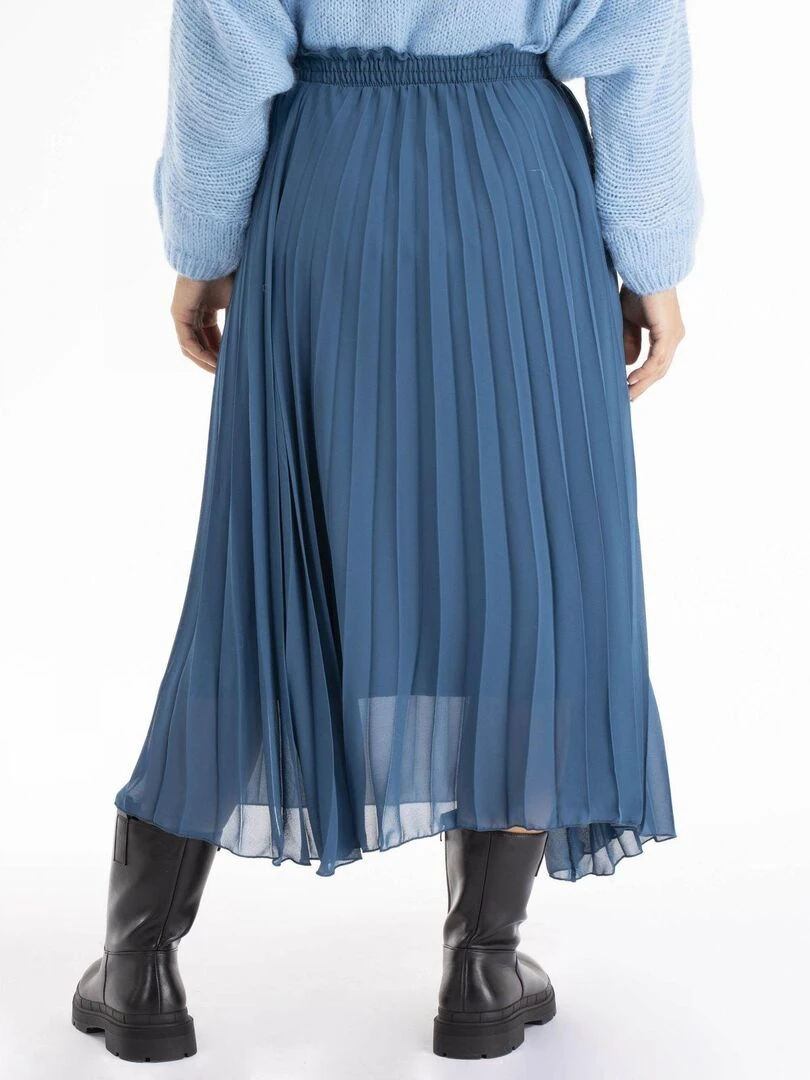 Jupe JUDY Gérard Pasquier Bleu canard