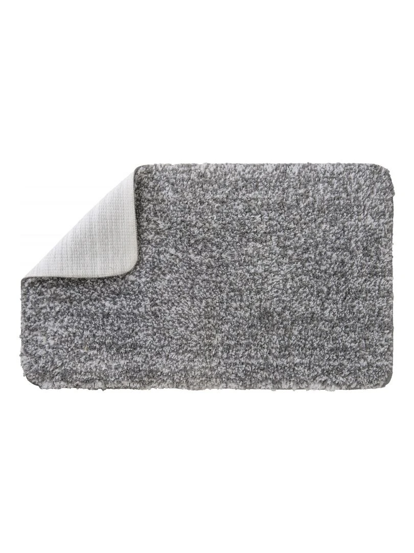 Guy Levasseur   Tapis de bain en polyester uni   Gris