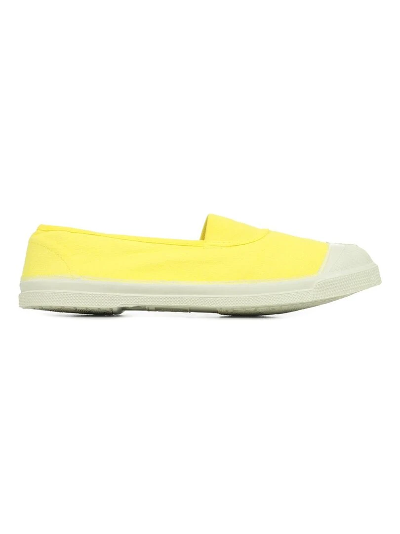 Baskets Bensimon Elastique Jaune