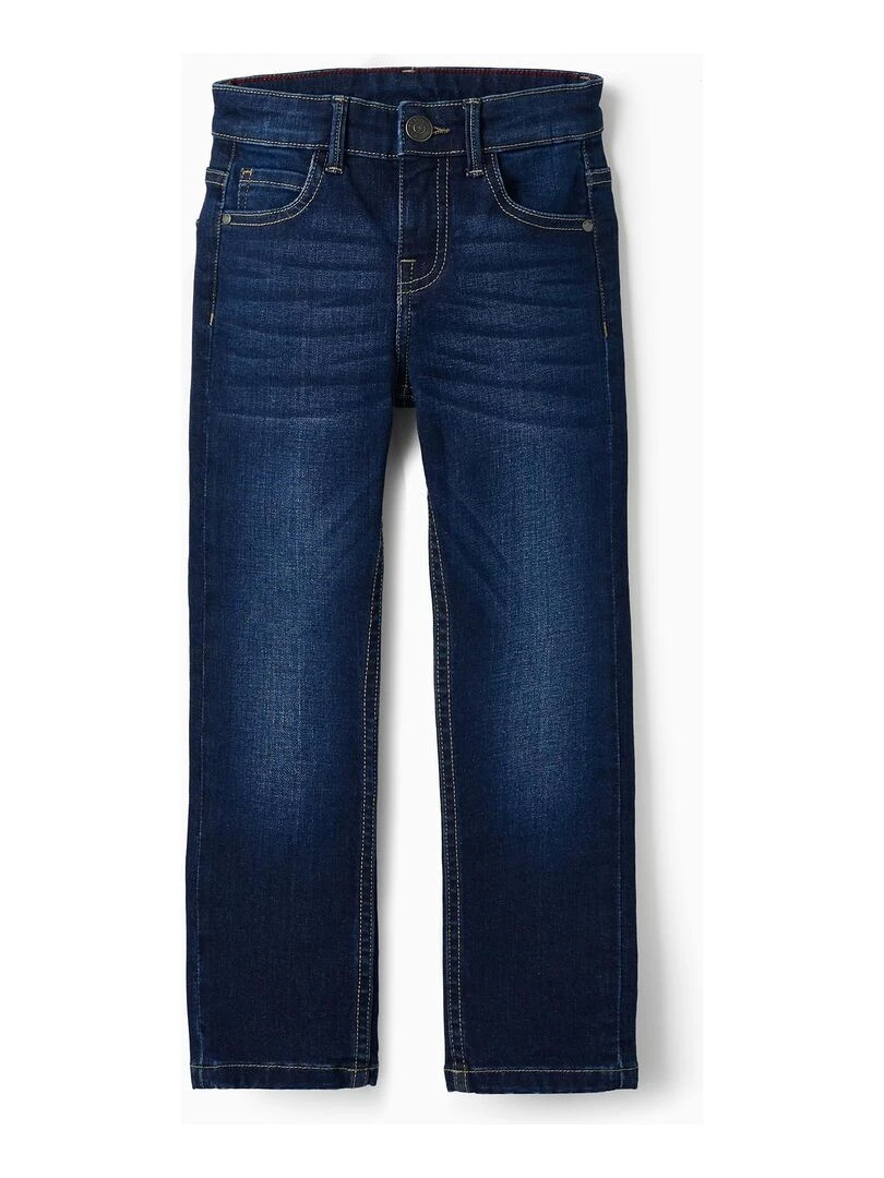 Pantalon en jean pour garçon 'Slim Fit' SICILIAN DAYS Bleu foncé
