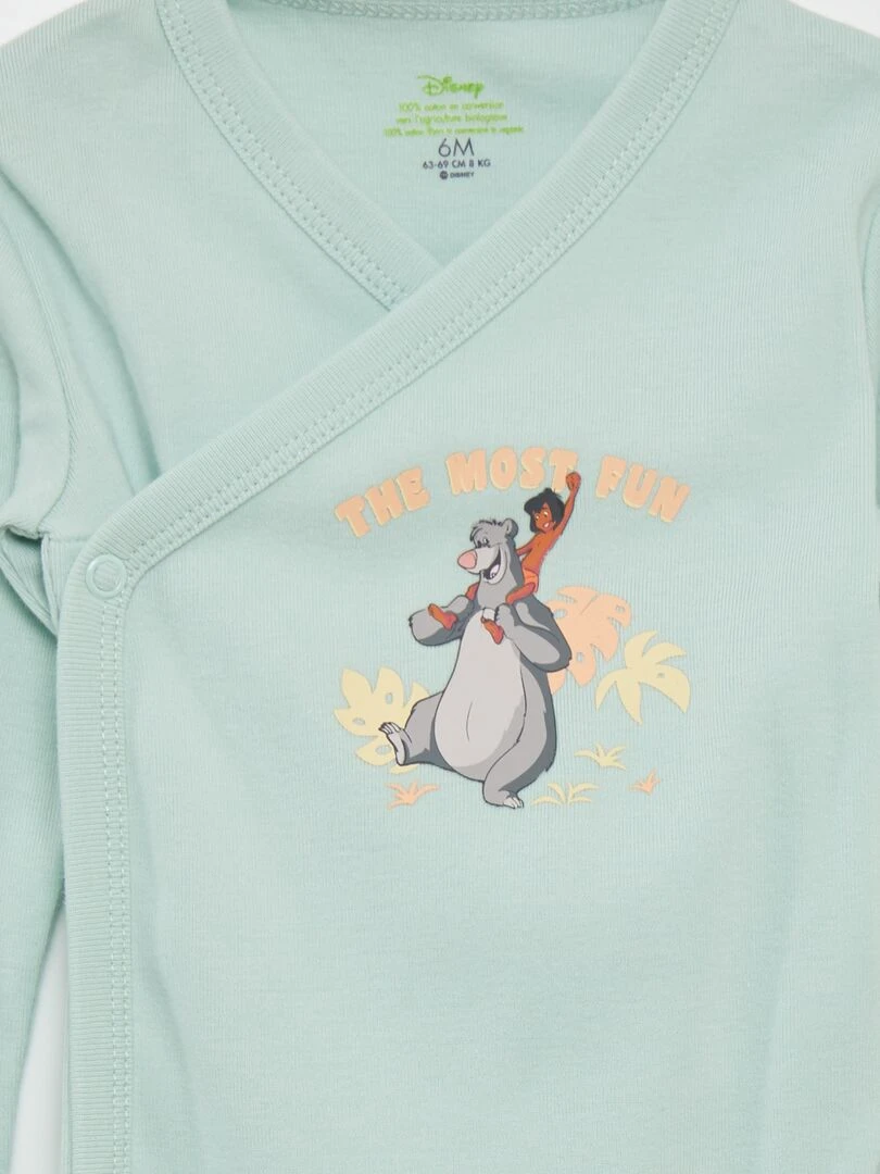 Ensemble body + legging avec pieds + bonnet 'Disney'   Vert