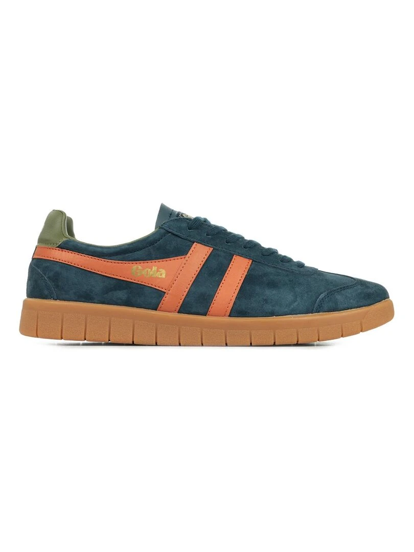 Baskets Gola Hurricane Suede Bleu marine