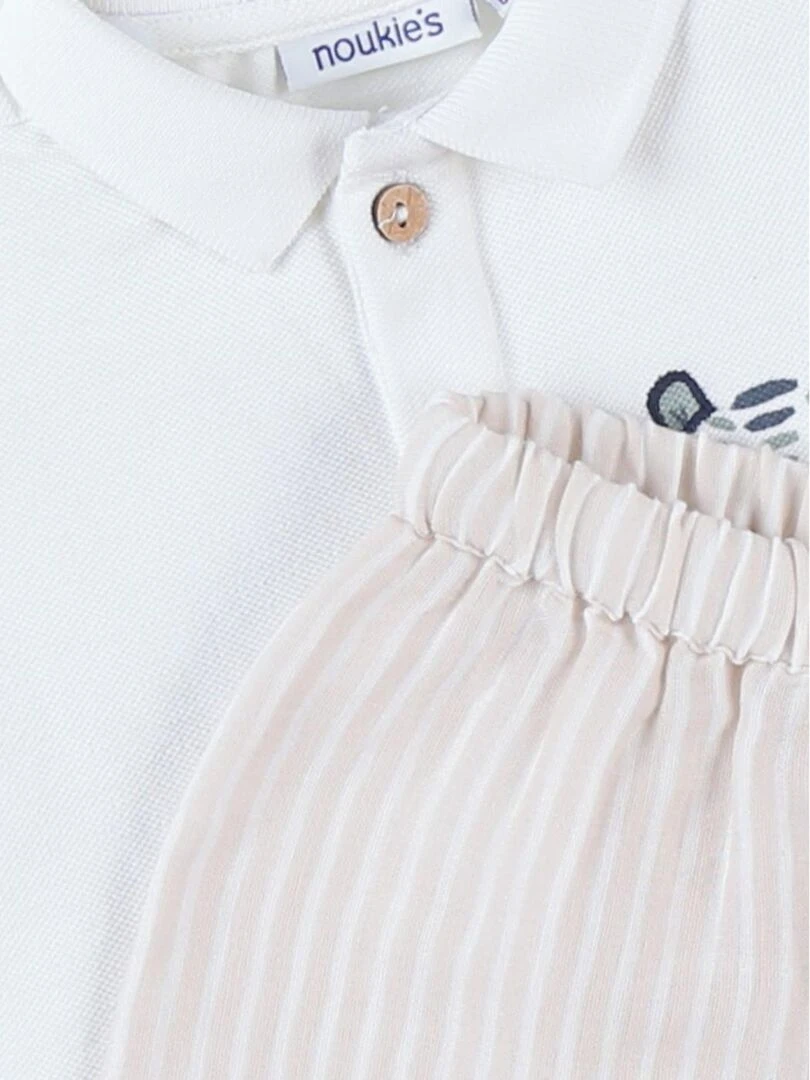 Set polo + short  beige/écru   Noukie's   Blanc
