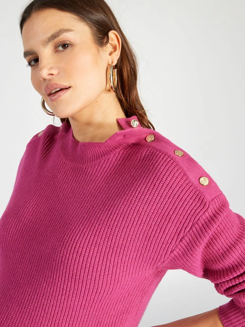 Robe pull d'allaitement   Rose