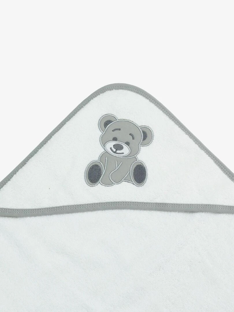 Sortie de bain bébé   Blanc