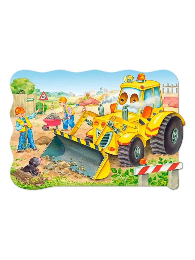 Puzzle 20 pièces maxi : Bulldozer en action N/A