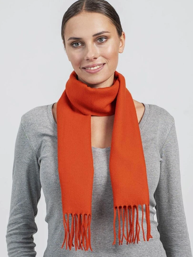 Echarpe Fely Fabriqué en France Orange
