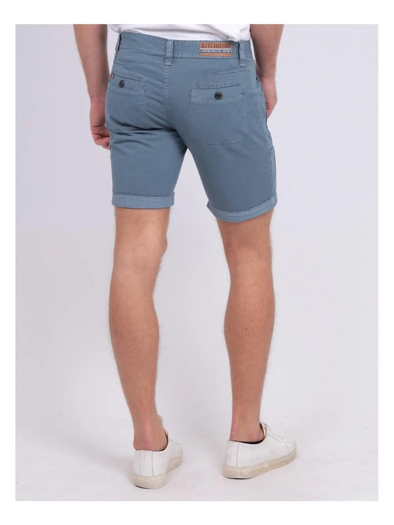 BERMUDA CHINO BILLIT Bleu